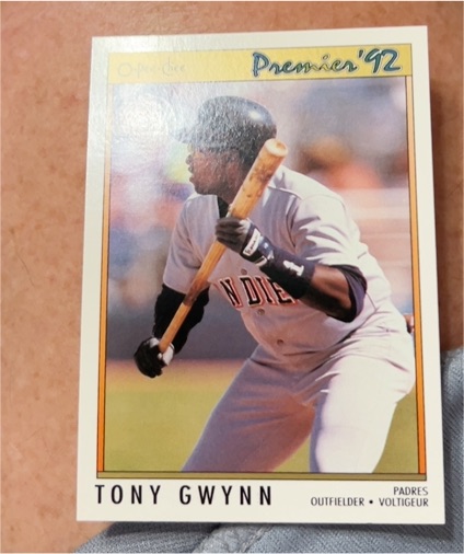 1992 O-Pee-Chee Premier #106 Tony Gwynn — front