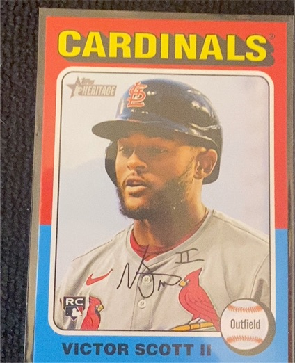 2024 Topps Heritage #667 Victor Scott II — front