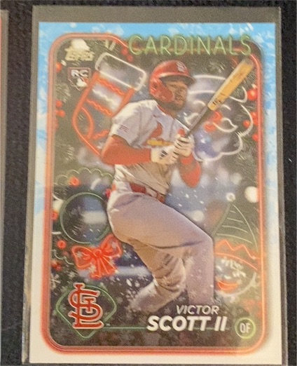 2024 Topps Holiday #H105 Victor Scott II — front