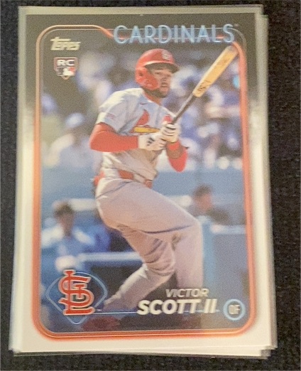 2024 Topps Update #US2 Victor Scott II — front