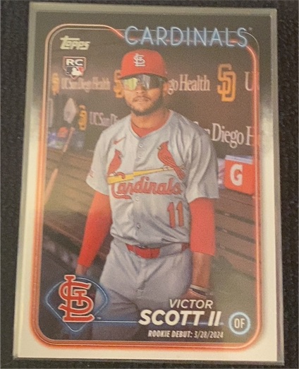 2024 Topps Update #US77 Victor Scott II — front