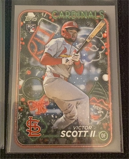 2024 Topps Holiday #H105 Victor Scott II — front
