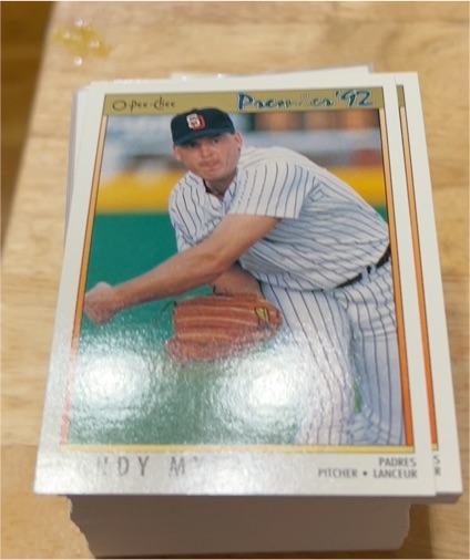 1992 O-Pee-Chee Premier #104 Randy Myers — front