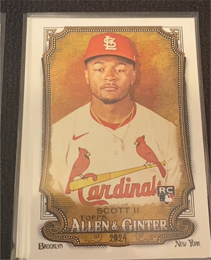 2024 Topps Allen & Ginter #217 Victor Scott II — front