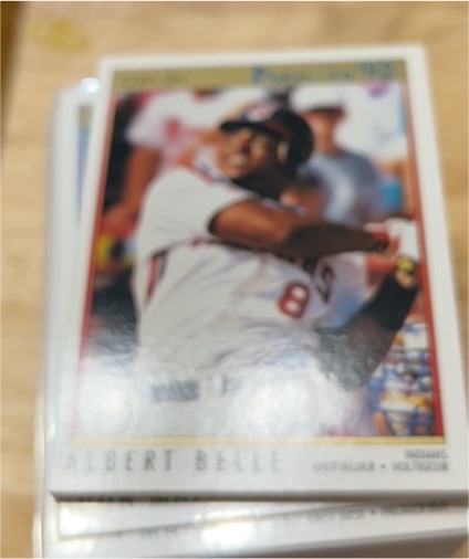 1992 Topps #600 Albert Belle — front