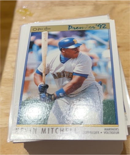 1992 O-Pee-Chee Premier #97 Kevin Mitchell — front