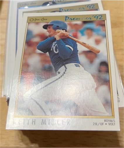 1992 O-Pee-Chee Premier #unknown Keith Miller — front