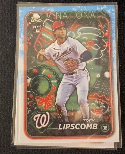 2024 Topps Holiday #H91 Trey Lipscomb — front