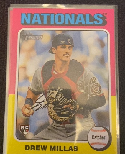 2024 Topps Heritage #613 Drew Millas — front