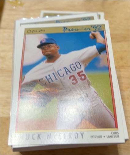 1992 O-Pee-Chee Premier #85 Chuck McElroy — front