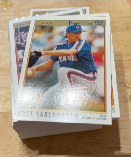 1992 O-Pee-Chee Premier #16 Bret Saberhagen — front