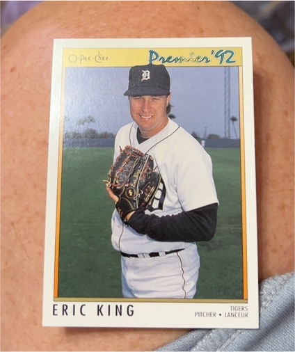 1992 O-Pee-Chee Premier #80 Eric King — front
