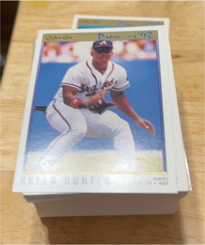 1992 O-Pee-Chee Premier #101 Brian Hunter — front