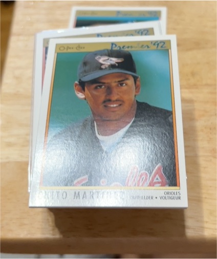 1992 O-Pee-Chee Premier #77 Chito Martinez — front