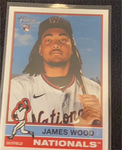 2025 Topps Heritage #231 James Wood — front