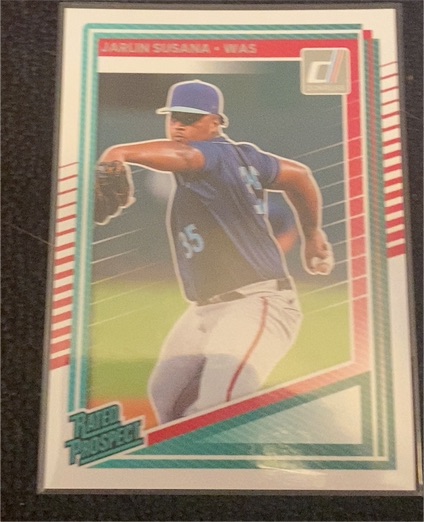 2025 Donruss Rated Prospect #140 Jarlin Susana — front