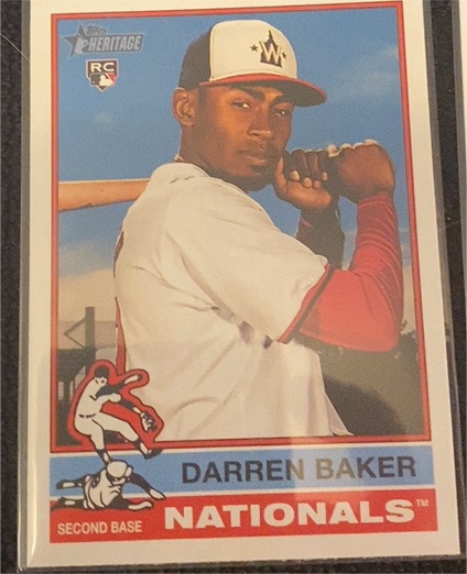 2025 Topps Heritage #301 Darren Baker — front