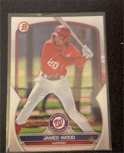 2023 Bowman Draft #BD-70 James Wood — front