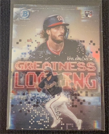 2025 Bowman Chrome #GL-18 Dylan Crews Greatness Loading — front