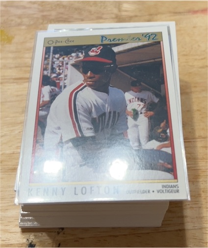 1992 O-Pee-Chee Premier #72 Kenny Lofton — front
