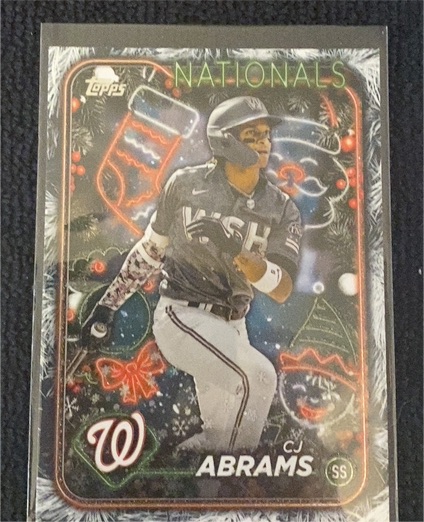 2024 Topps Holiday #H47 CJ Abrams — front