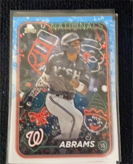 2024 Topps Holiday #H47 CJ Abrams — front