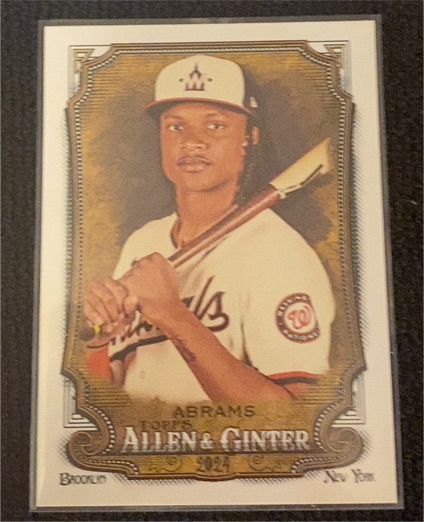 2024 Topps Allen & Ginter #17 CJ Abrams — front