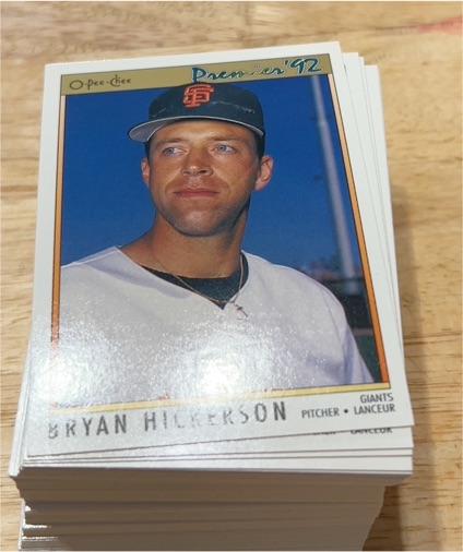 1992 O-Pee-Chee Premier #65 Bryan Hickerson — front