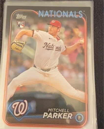 2024 Topps Update #US5 Mitchell Parker — front