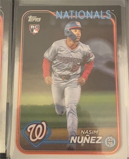 2024 Topps Chrome Update #USC173 Nasim Nunez — front
