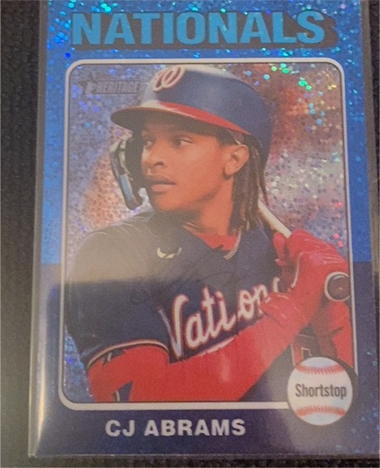 2024 Topps Heritage #446 CJ Abrams — front