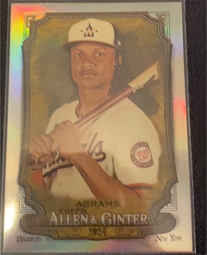 2024 Topps Allen & Ginter #17 CJ Abrams — front