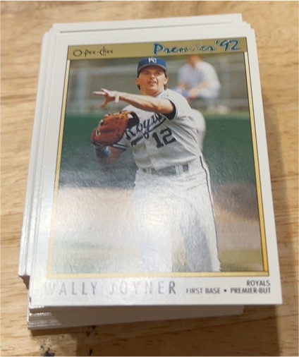 1992 O-Pee-Chee Premier #61 Wally Joyner — front
