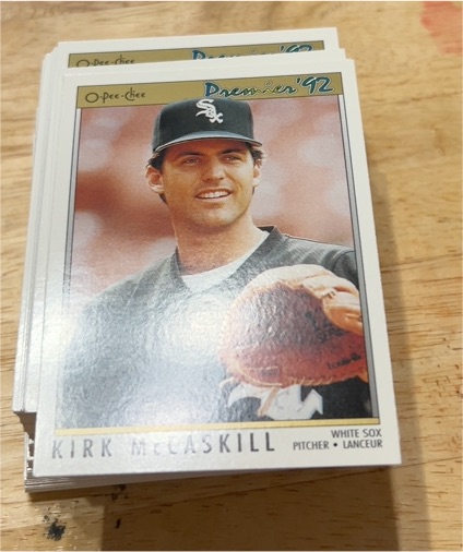 1992 O-Pee-Chee Premier #60 Kirk McCaskill — front