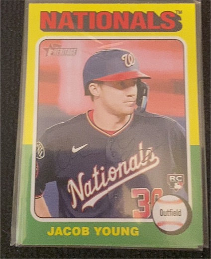 2024 Topps Heritage #394 Jacob Young — front