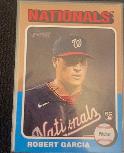 2024 Topps Heritage #118 Robert Garcia — front