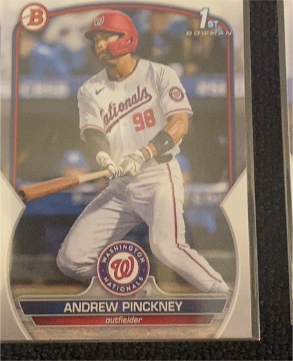 2023 Bowman Draft #BD-40 Andrew Pinckney — front