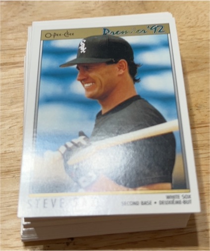1992 O-Pee-Chee Premier # Steve Sax — front