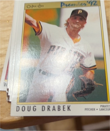 1992 O-Pee-Chee Premier #92 Doug Drabek — front