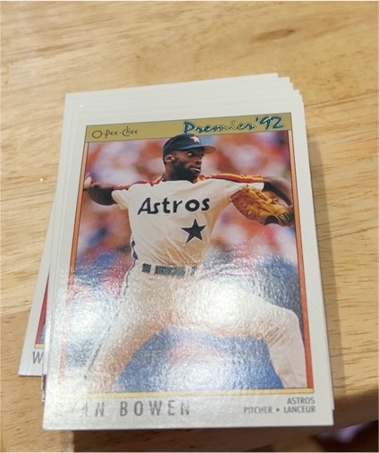 1992 O-Pee-Chee Premier #28 Ryan Bowen — front