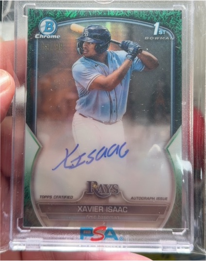 2023 Bowman Chrome #BCP-145 Xavier Isaac — front