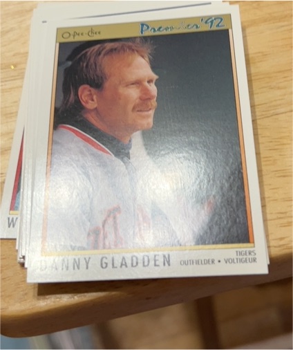 1992 O-Pee-Chee Premier #11 Danny Gladden — front