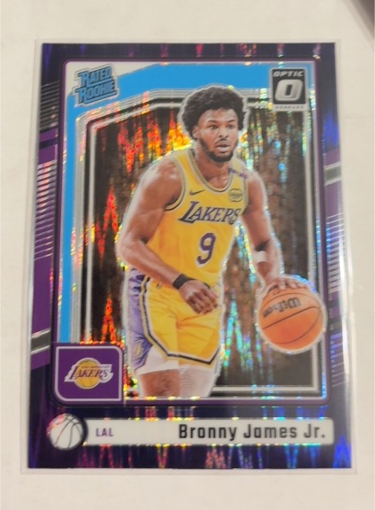 2024-25 Panini Donruss Optic #282 Bronny James Jr. — front