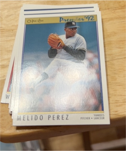 1992 O-Pee-Chee Premier Melido Perez — front