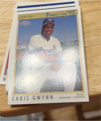 1992 O-Pee-Chee Premier #9 Chris Gwynn — front