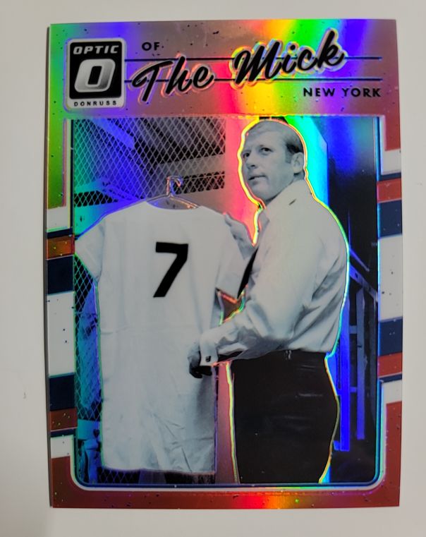 2017 Donruss Optic #165B Mickey Mantle The Mick — front