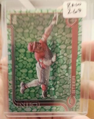 2025 Topps Chrome #174 Spencer Steer — front
