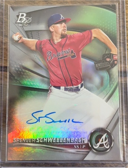 2022 Bowman Platinum #TOP-81 Spencer Schwellenbach — front
