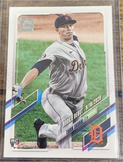 2021 Topps Update #US284 Tarik Skubal Rookie Debut — front