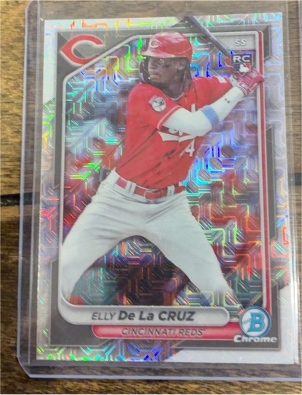 2024 Bowman Chrome #22 Elly De La Cruz — front